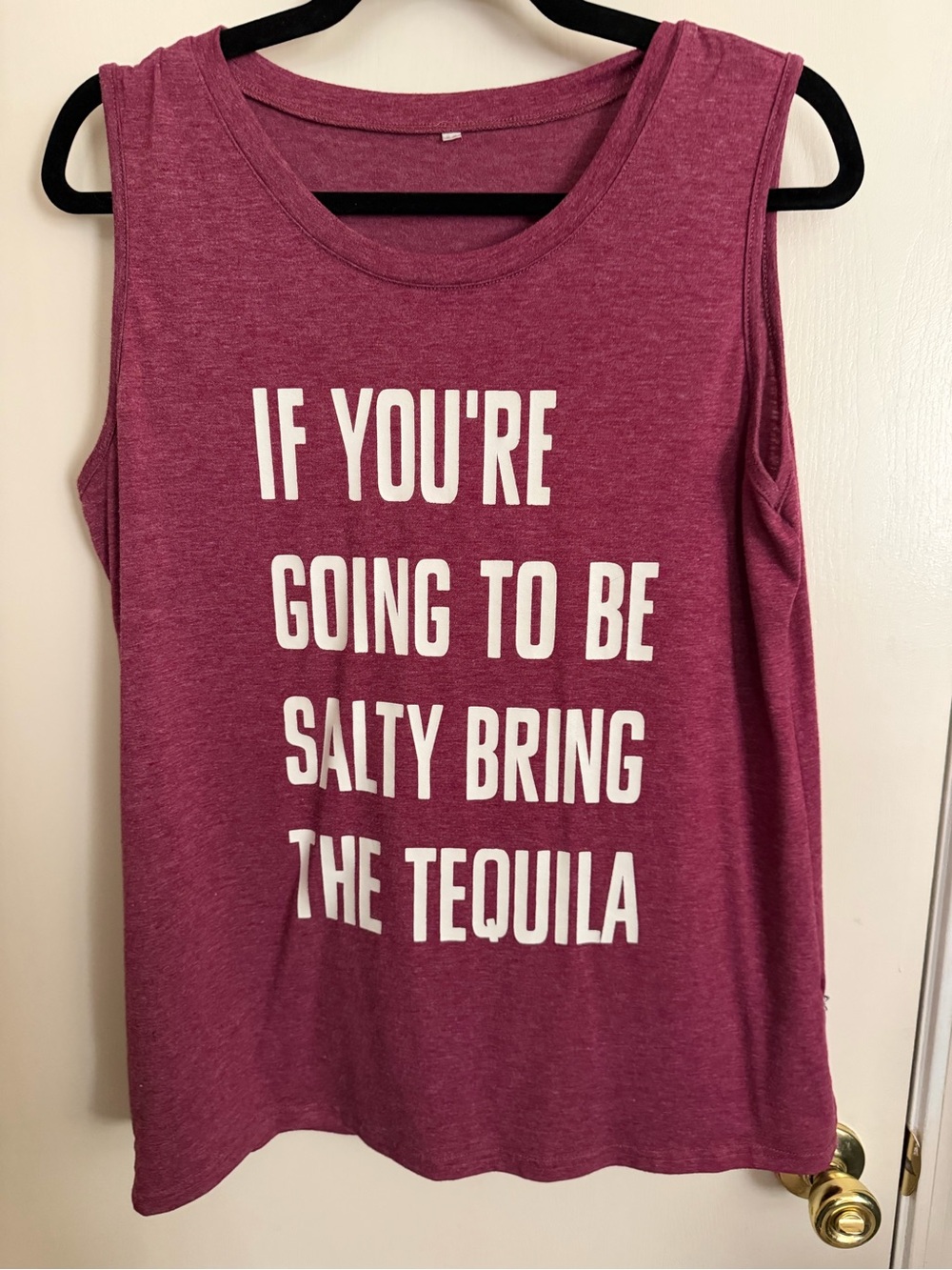 Women’s Sleeveless Graphic Tank Top - Raspberry